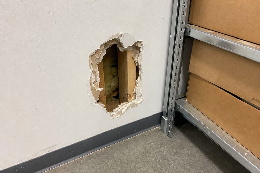Commercial Drywall Patching photo