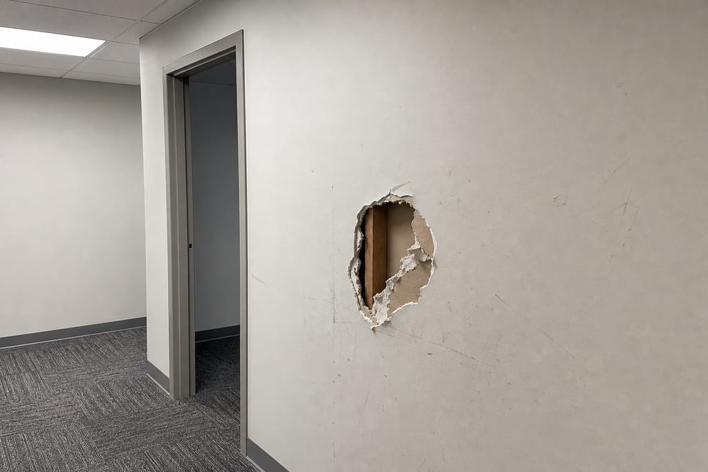 Office & Retail Wall Patching photo