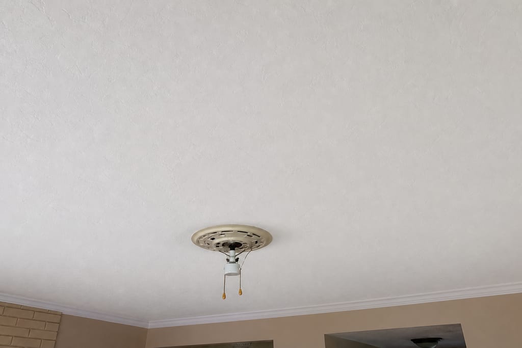 Popcorn Ceiling Removal And Re-Texture photo